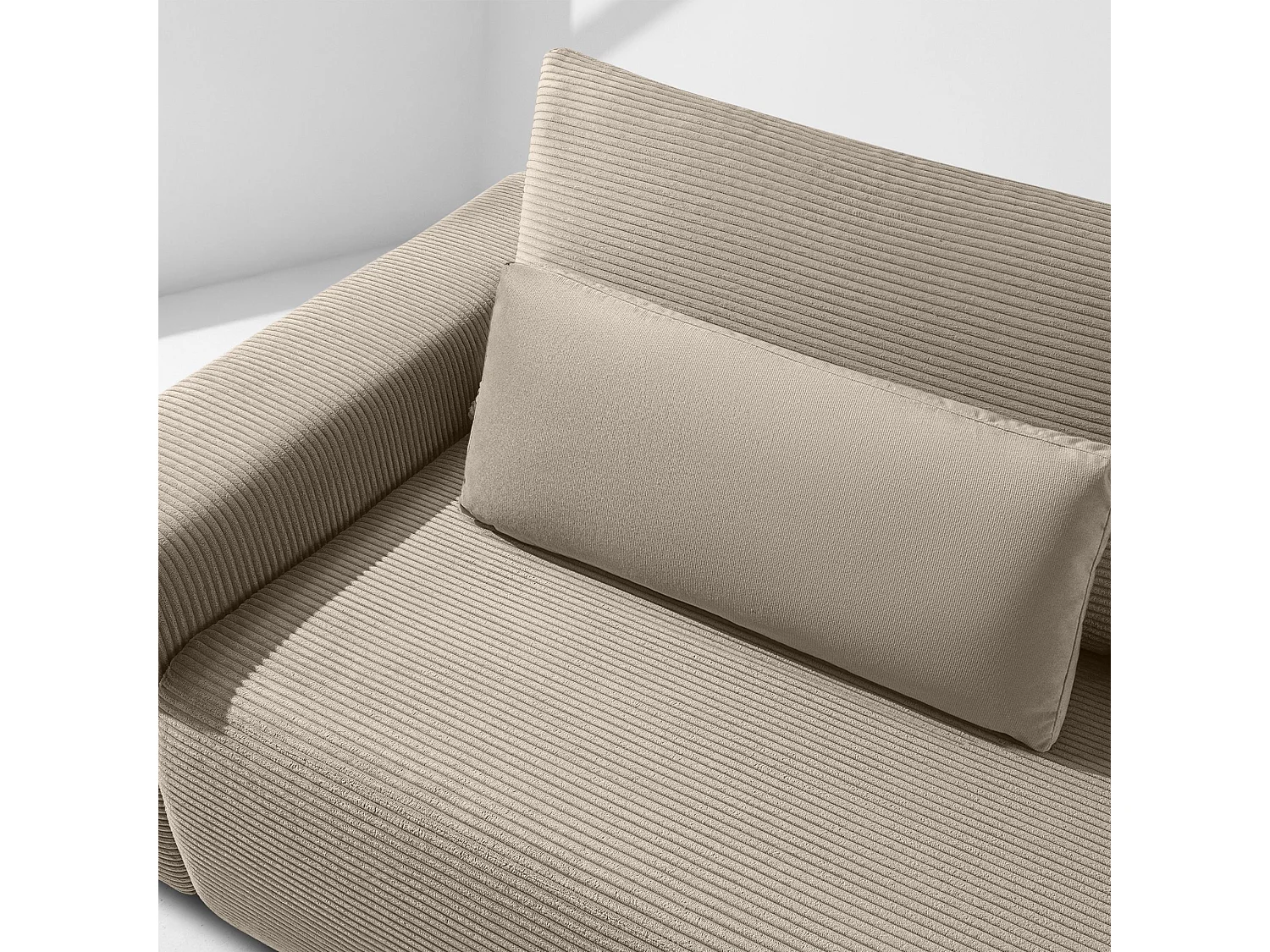 Sofa MOLLIS - 3-Sitzer - Beige