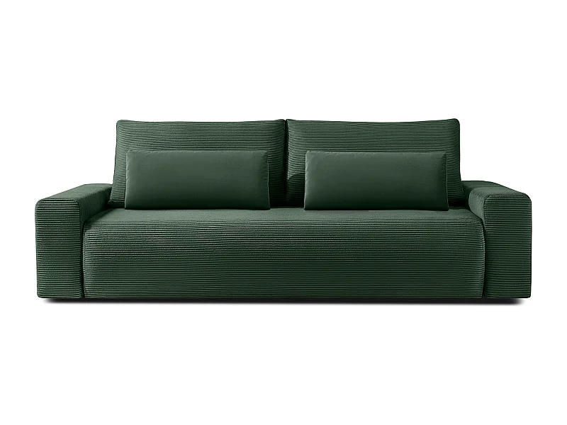 Sofa MOLLIS - 3-Sitzer - Dunkelgrün