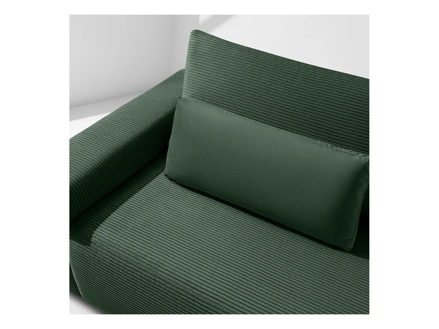 Sofa MOLLIS - 3-Sitzer - Dunkelgrün