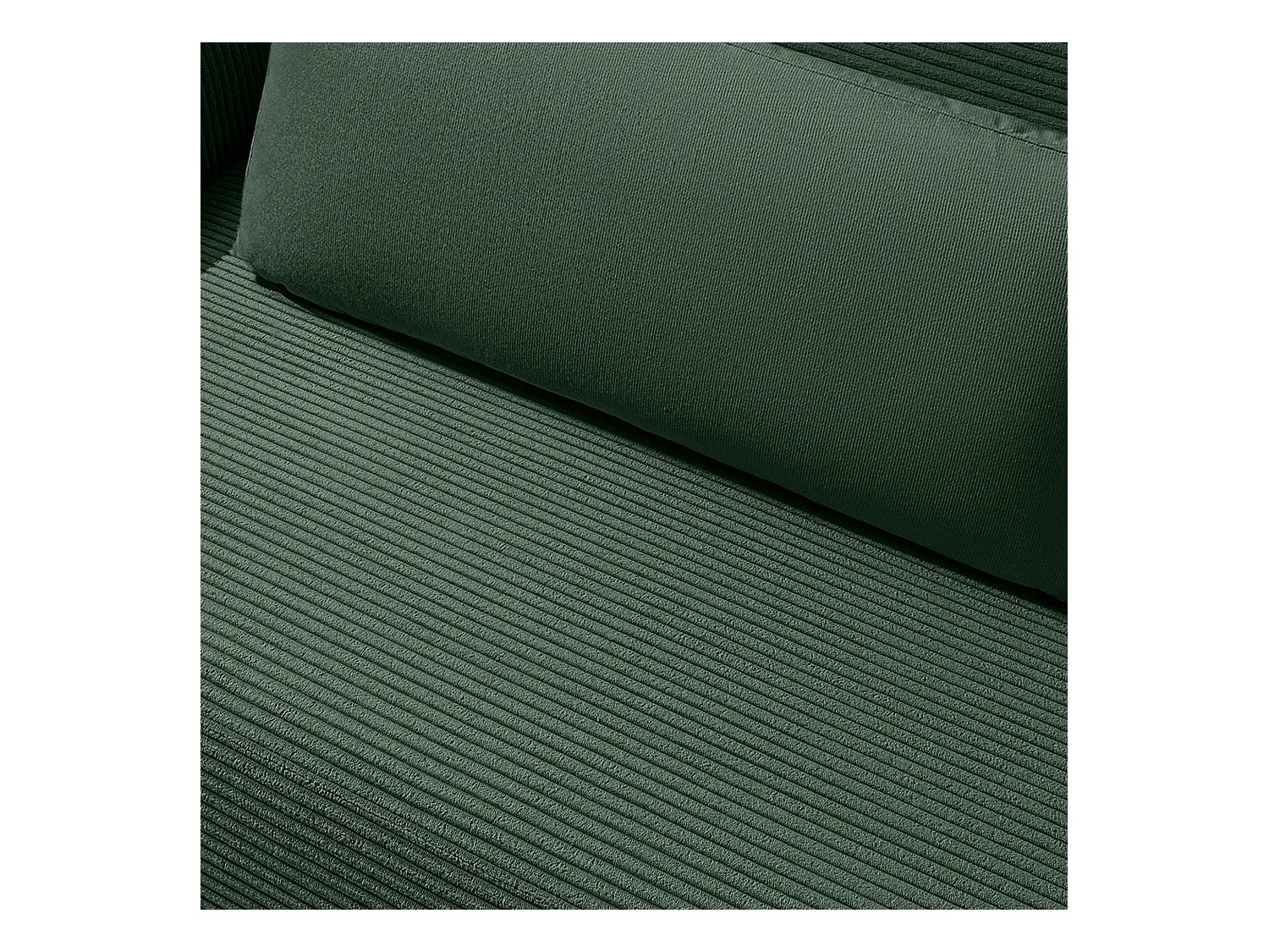 Sofa MOLLIS - 3-Sitzer - Dunkelgrün