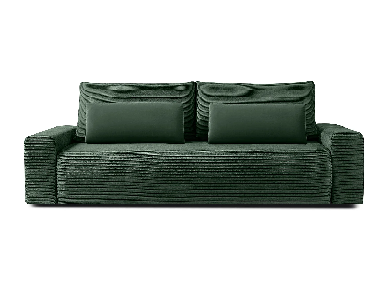 Sofa MOLLIS - 3-Sitzer - Dunkelgrün