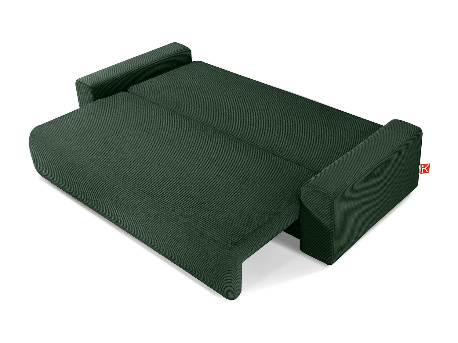 Sofa MOLLIS - 3-Sitzer - Dunkelgrün
