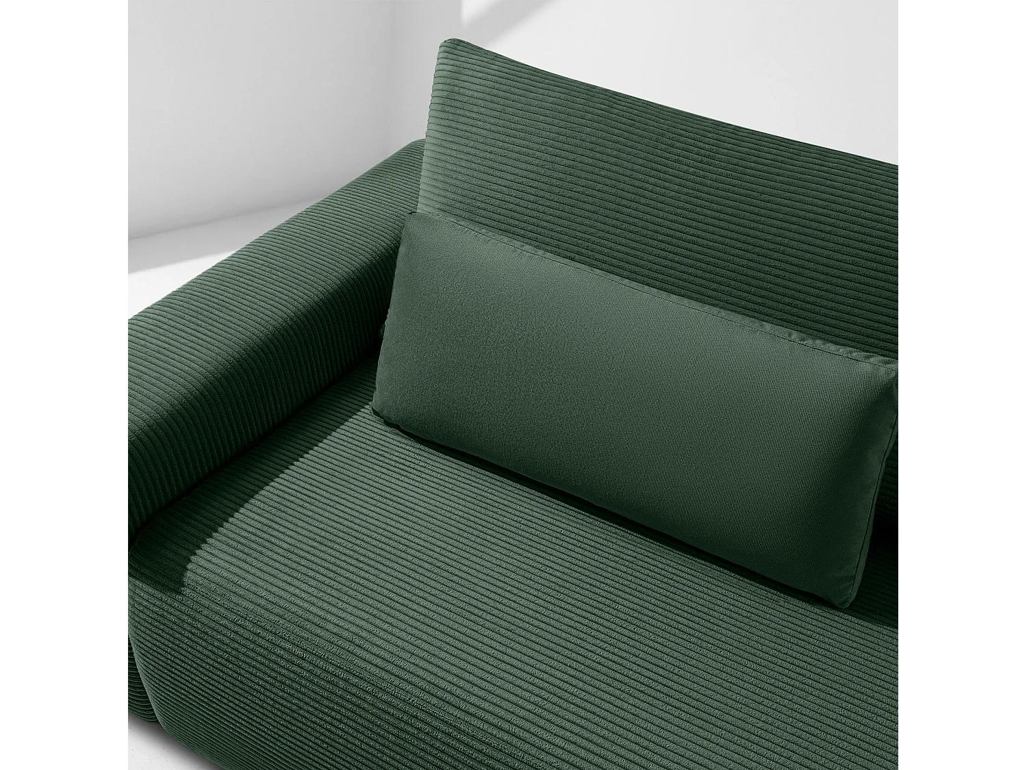 Sofa MOLLIS - 3-Sitzer - Dunkelgrün