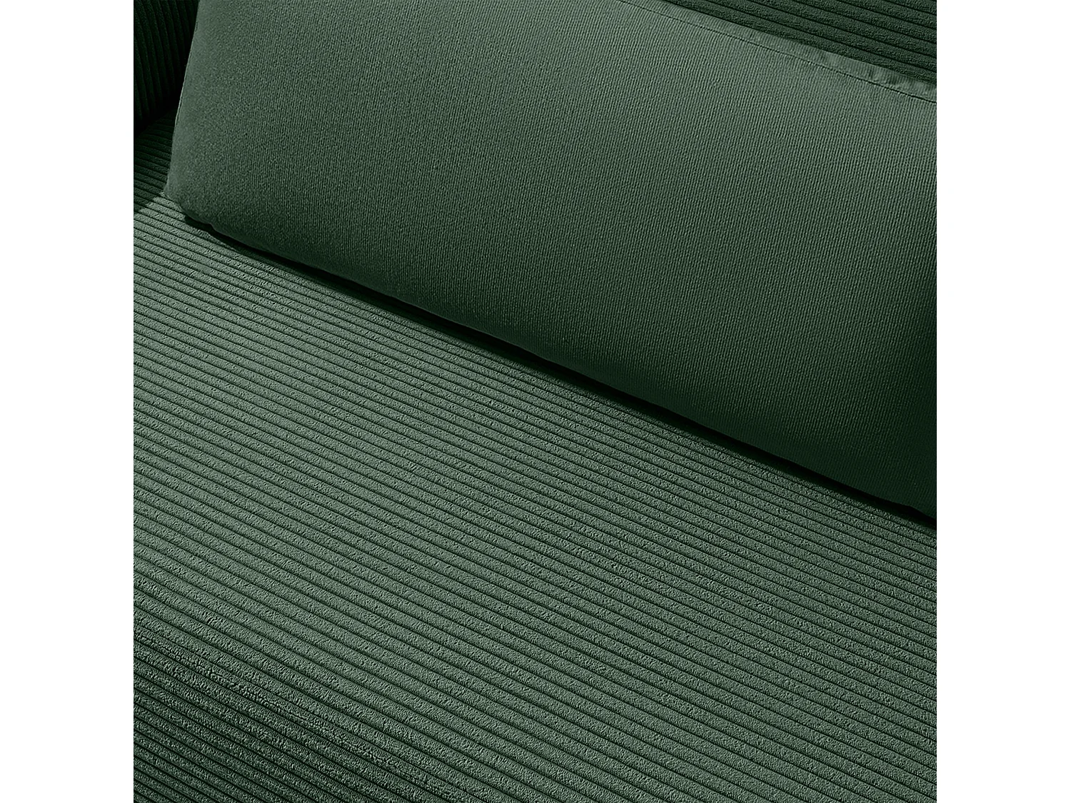 Sofa MOLLIS - 3-Sitzer - Dunkelgrün