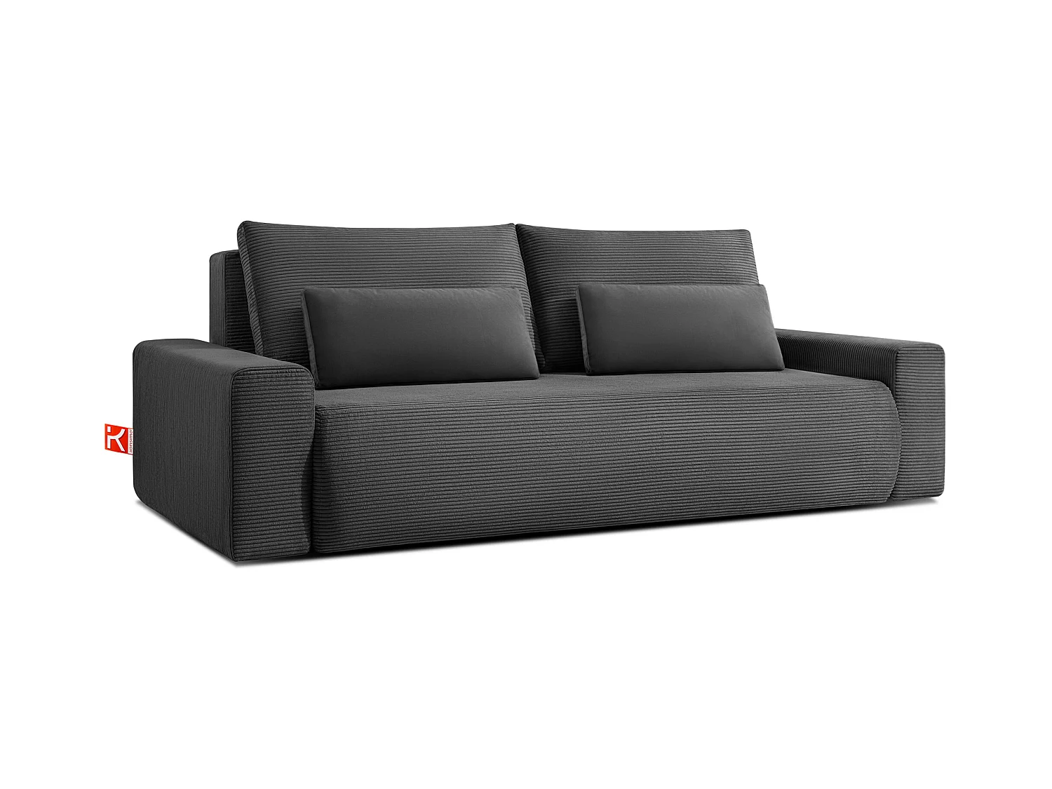 Sofa MOLLIS - 3-Sitzer - Grau