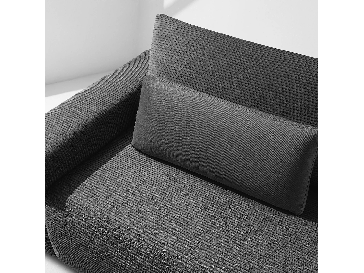 Sofa MOLLIS - 3-Sitzer - Grau