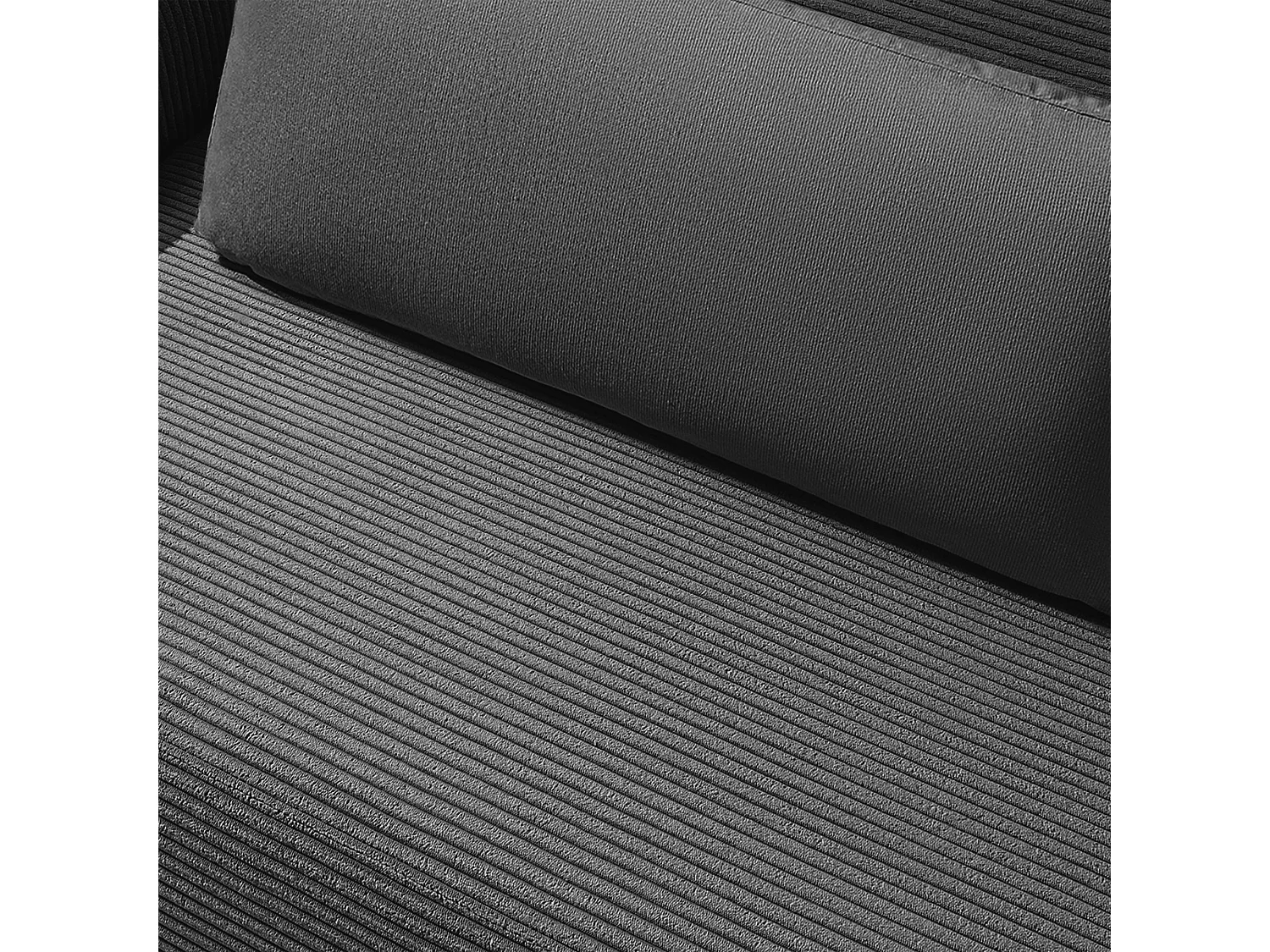 Sofa MOLLIS - 3-Sitzer - Grau