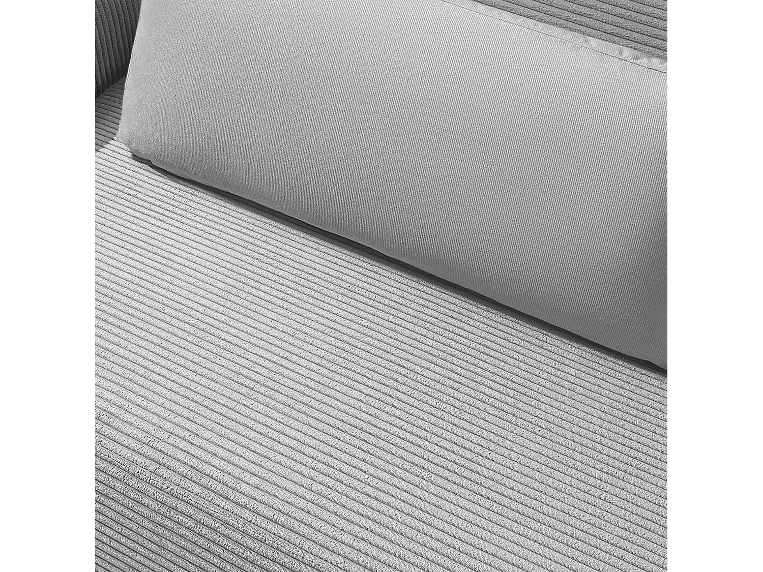 Sofa MOLLIS - 3-Sitzer - Hellgrau