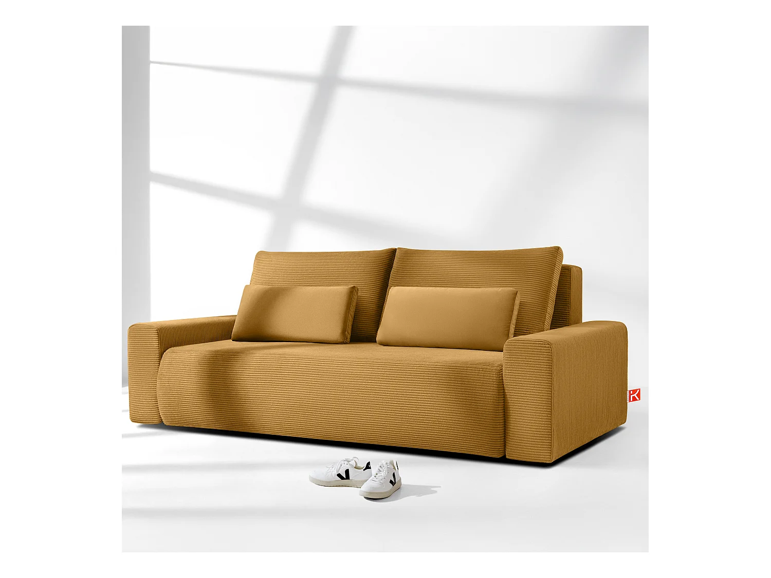 Sofa MOLLIS - 3-Sitzer - Gelb