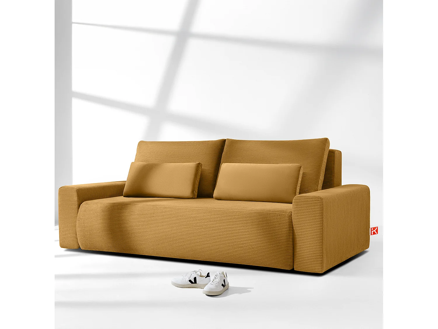 Sofa MOLLIS - 3-Sitzer - Gelb