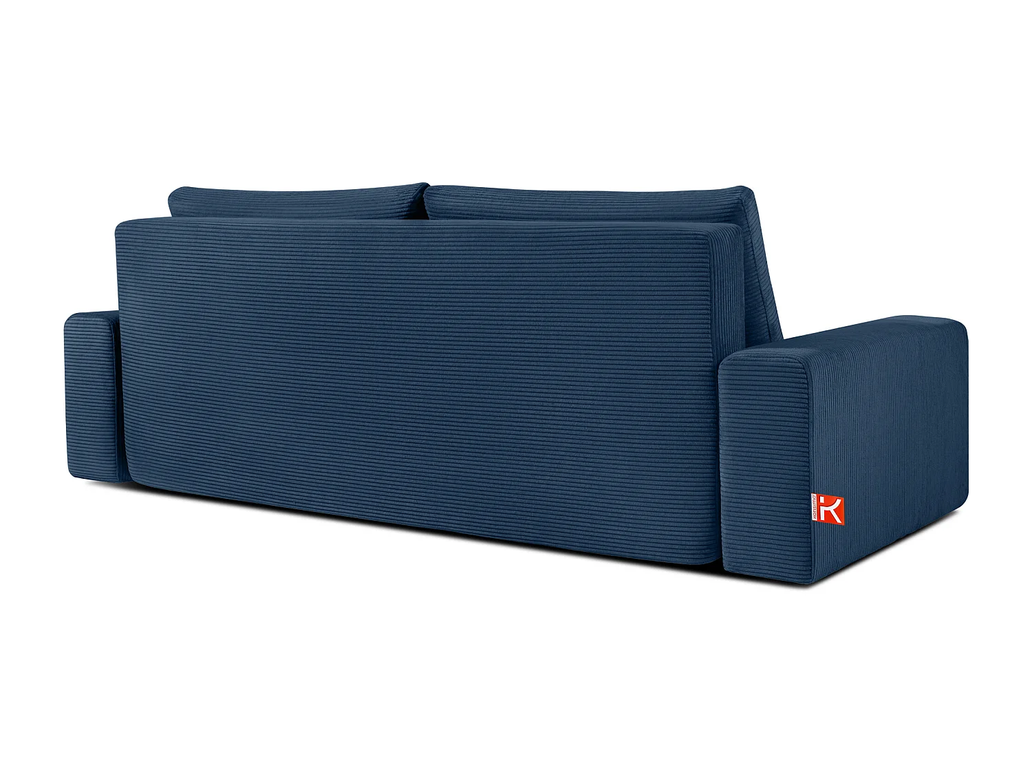 Canapé-lit - convertible - MOLLIS - 3 places - Bleu foncé