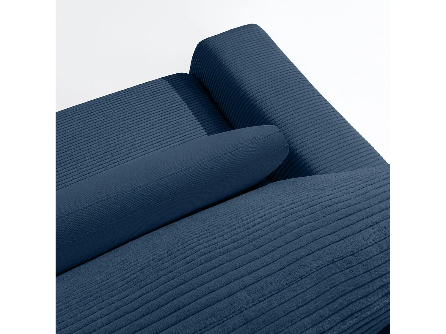 Canapé-lit - convertible - MOLLIS - 3 places - Bleu foncé