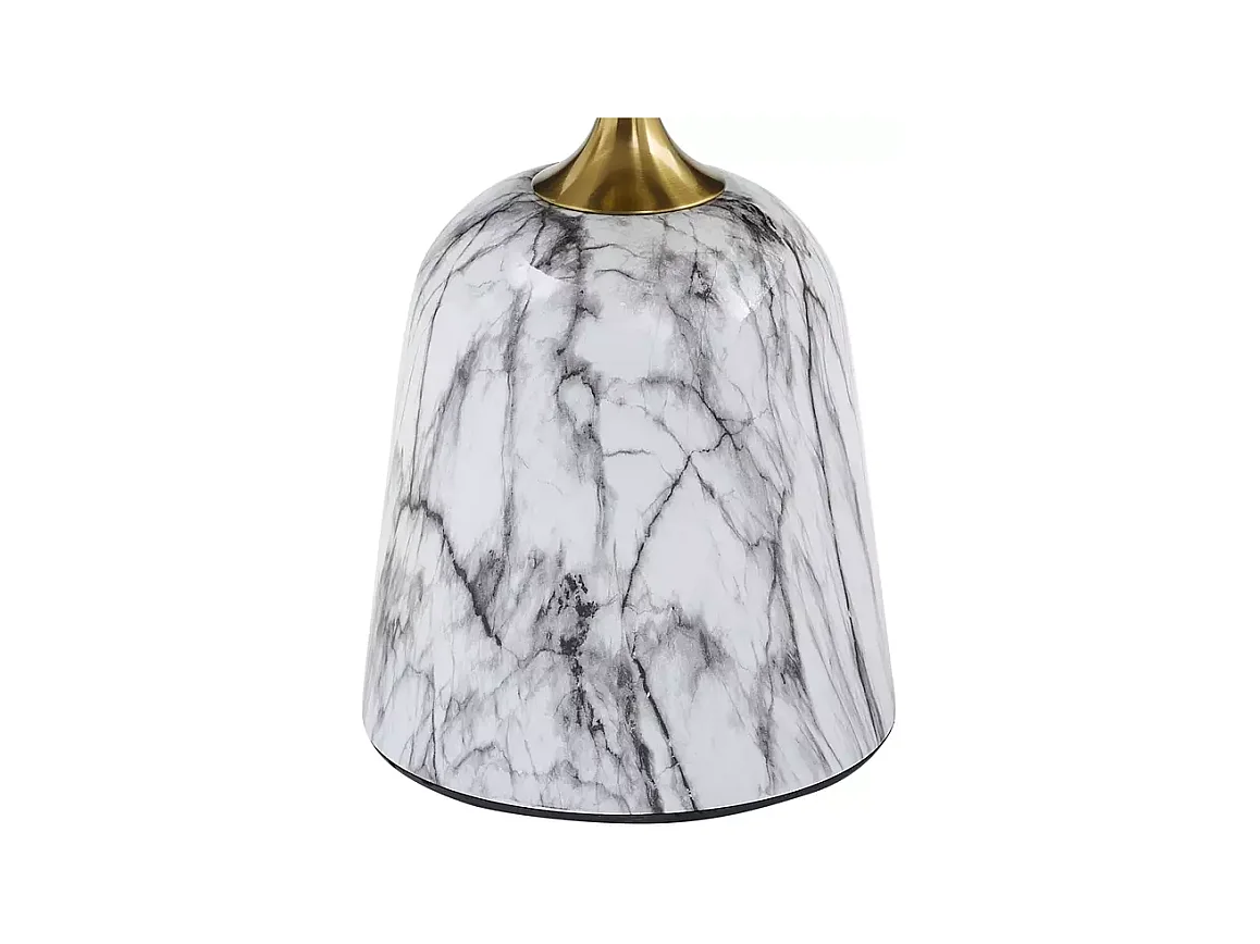 Tavolino Gamma/Ceramica Metallo/Bianco