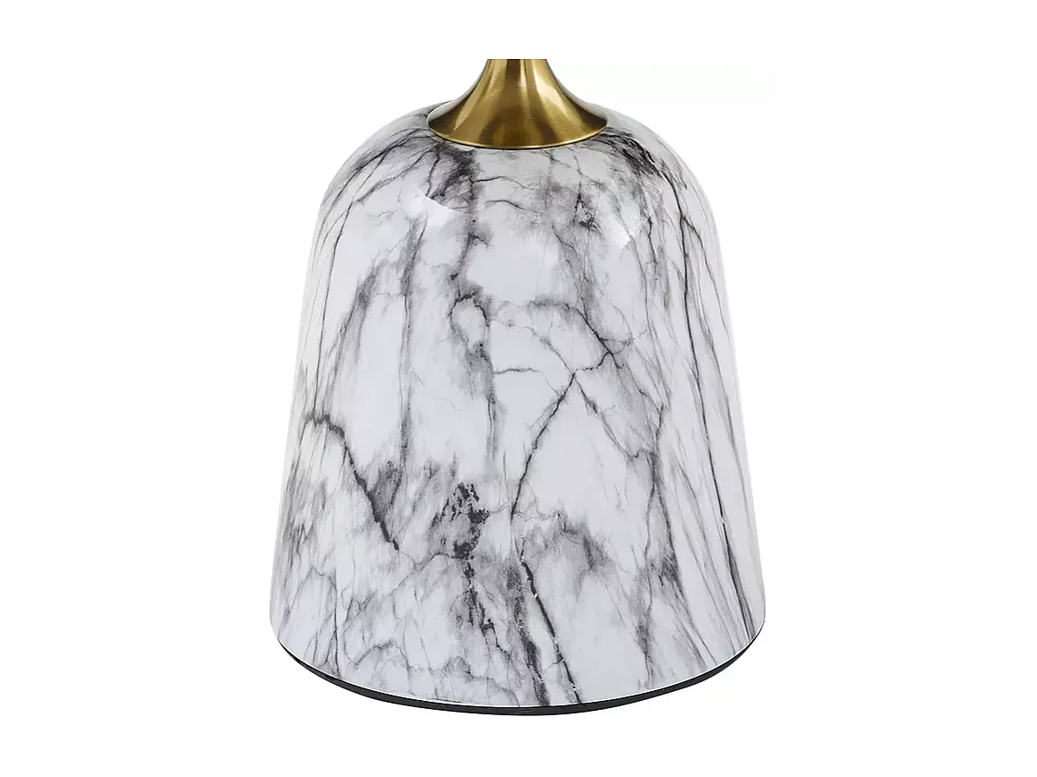 Beistelltisch Famma/Keramik&Metall/Weiss