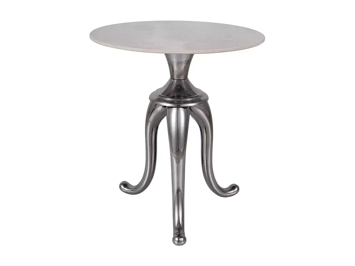 Beistelltisch Snake/Keramik/Metall/Grau