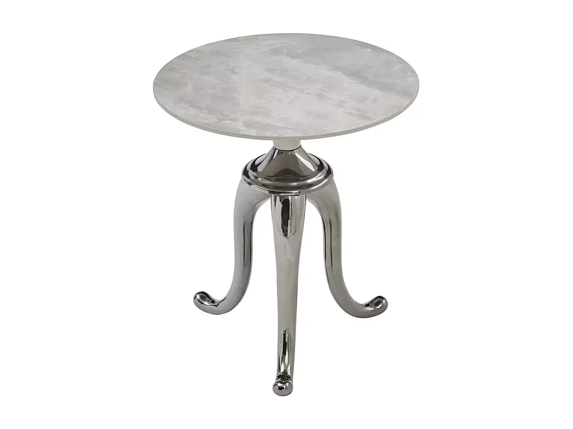 Beistelltisch Snake/Keramik/Metall/Grau