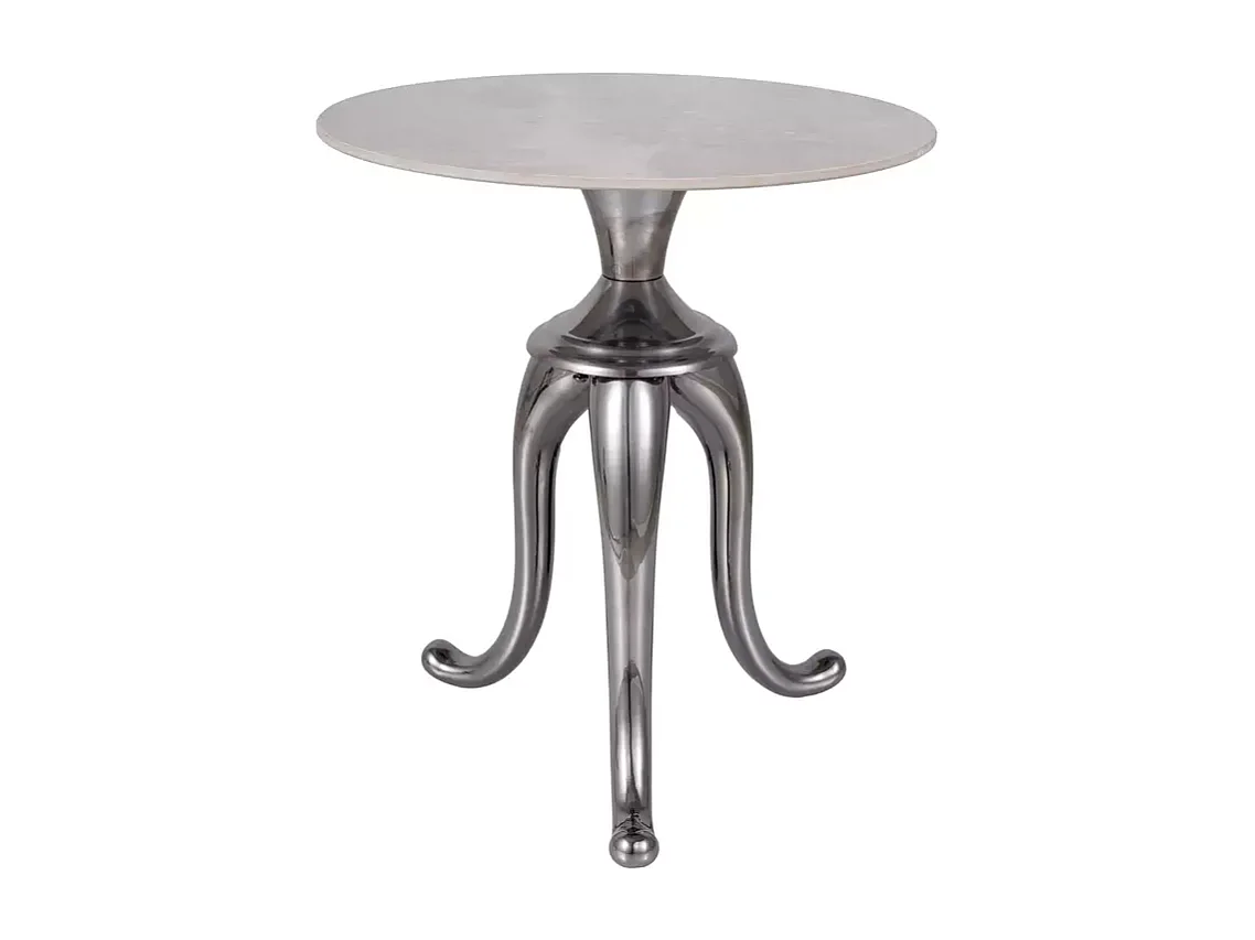 Beistelltisch Snake/Keramik/Metall/Grau