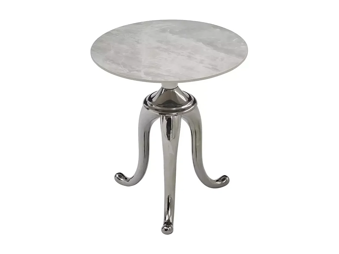 Beistelltisch Snake/Keramik/Metall/Grau