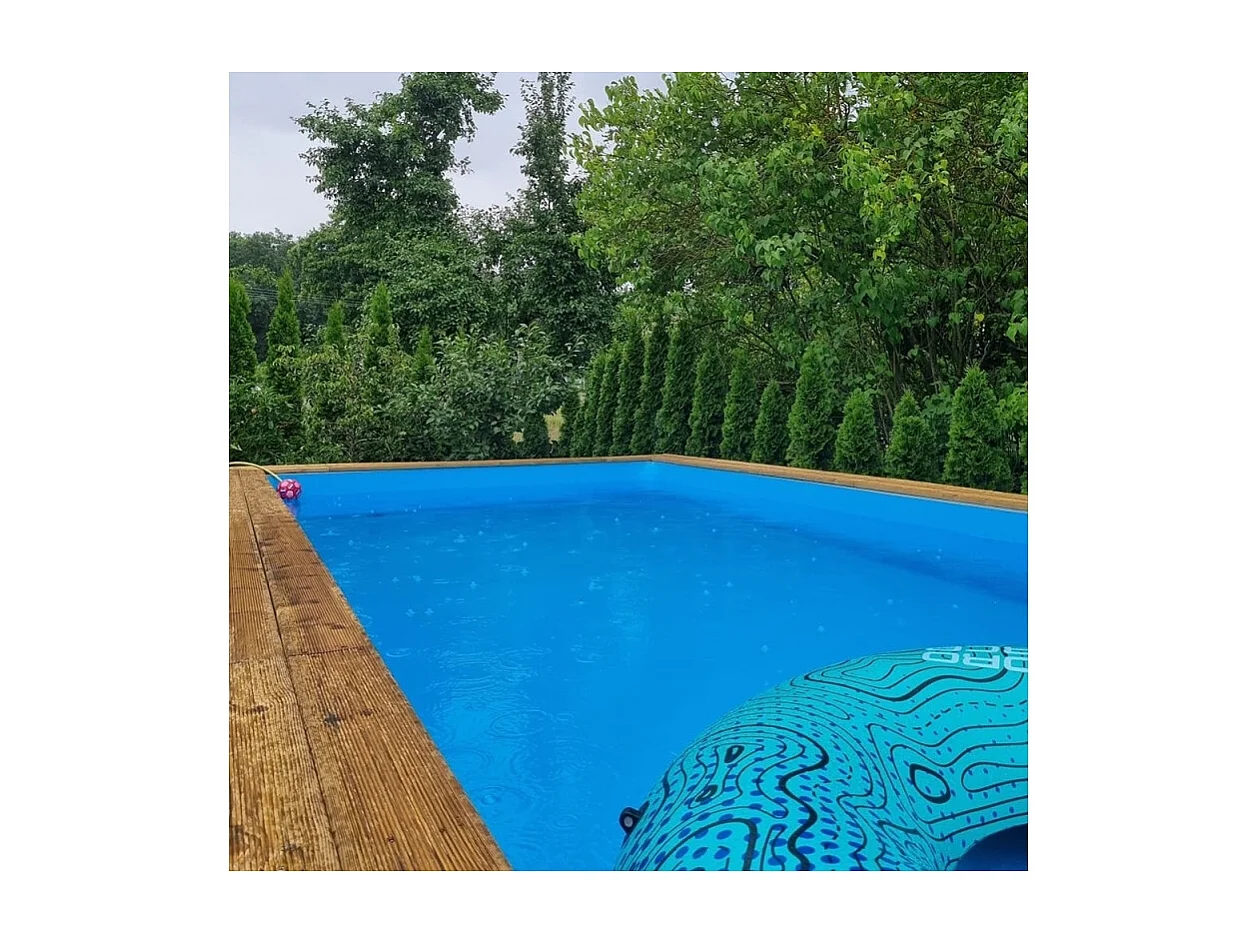 Piscine en bois Aqua 8.5x4.35 - H.1.45 m cadre en métal, sans dalle béton - BAS7309OSPU+SZA - ALTANKA