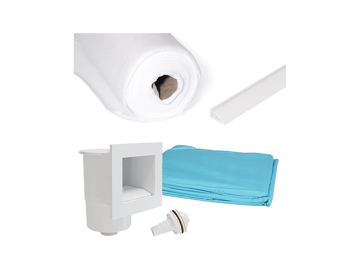 Piscina in legno Aqua 8.5x4.35 - H.1.45 m fissate su calcestruzzo esistente - BAS7309OSPL - ALTANKA