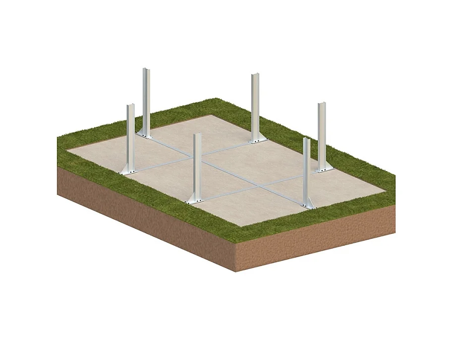 Piscine en bois Aqua 6.1x2.85 - H.1.31 m cadre en métal, sans dalle béton - BAS7307OSPU - ALTANKA