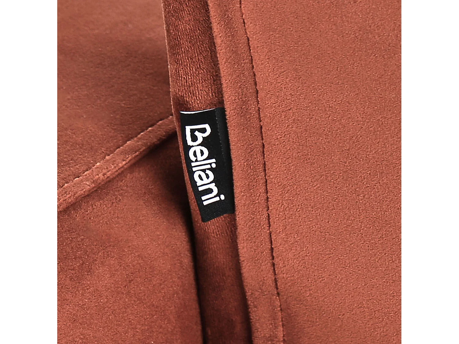 Fauteuil ALNES Velours Rouge clair