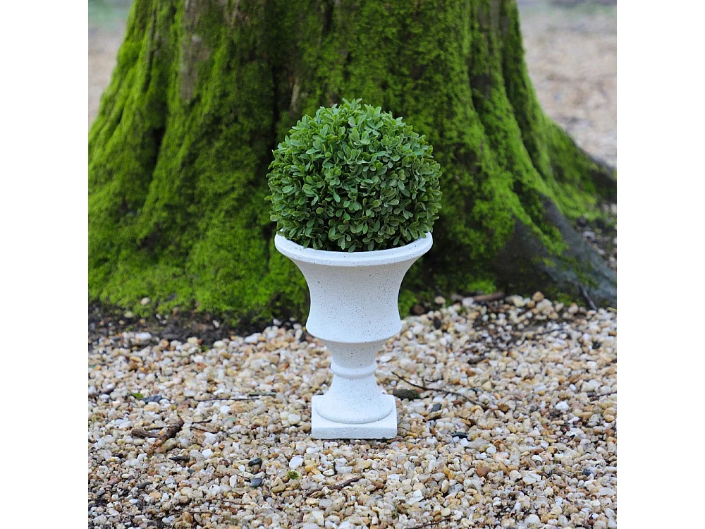 Médicis béton blanc 18 x 24 cm