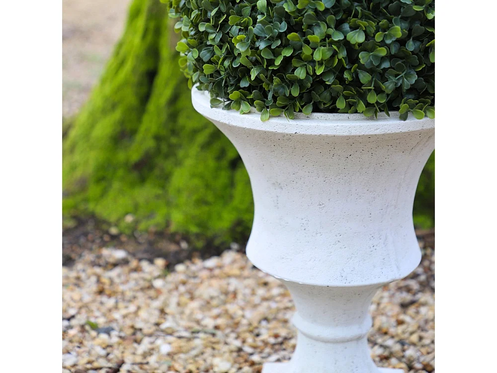 Médicis béton blanc 18 x 24 cm