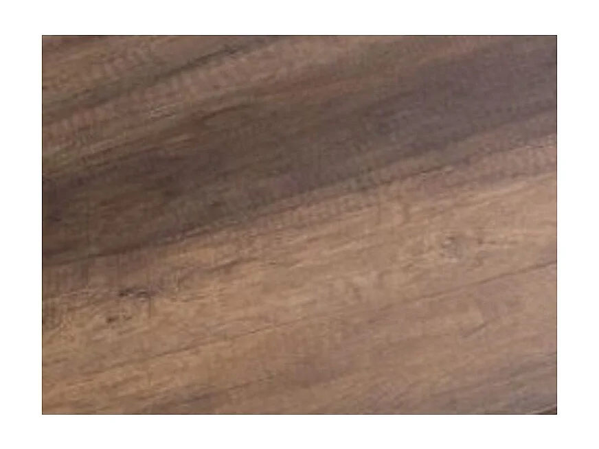 Meuble TV mural blanc et noyer koza L 268cm - 4 pièces