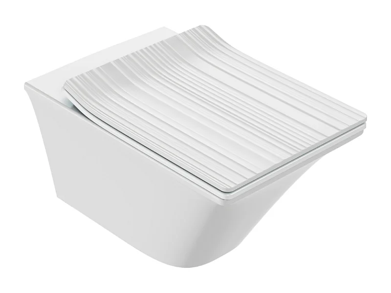 WC suspendu sans bride JACOB DELAFON Grands Boulevards caréné + abattant