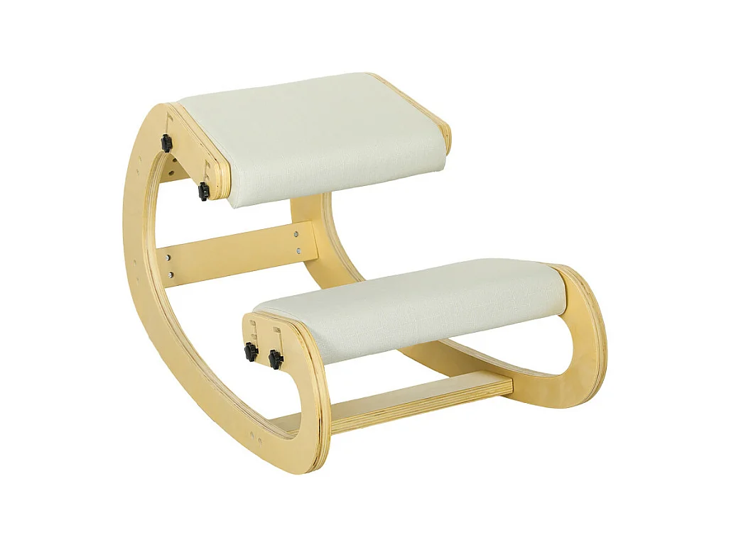 Chaise ergonomique à genoux FISHER crème