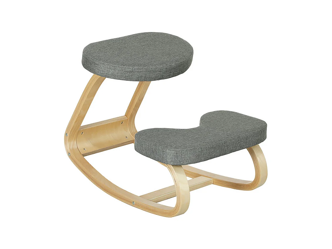 Chaise ergonomique à genoux GLADYS grise 