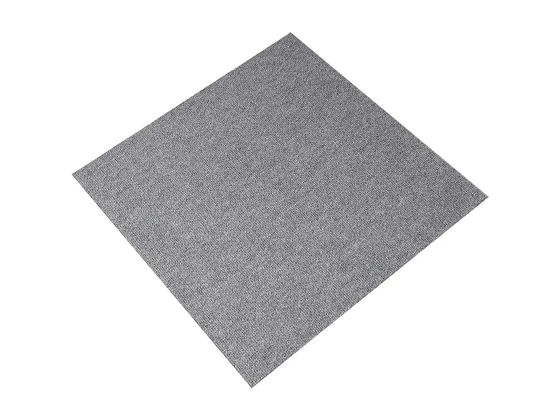 Tapis SucceBuy Dalles de Moquette Réutilisables 60.96CMx60.96CM - Gris Clair, Faciles à Installer Soi-Même pour Chambre à Coucher