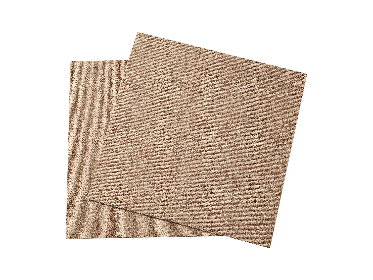 Tapis SucceBuy Dalles de Moquette Réutilisables 50.8 x 50.8 cm, Rembourrées, Souples, avec Rembourrage, Marron Foncé