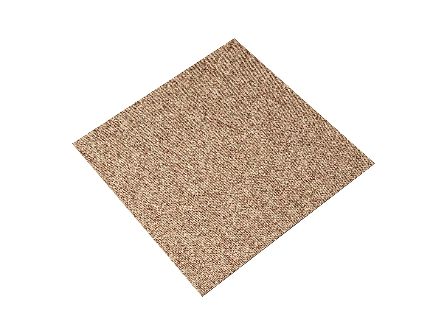 Tapis SucceBuy Dalles de Moquette Réutilisables 50.8 x 50.8 cm, Rembourrées, Souples, avec Rembourrage, Marron Foncé