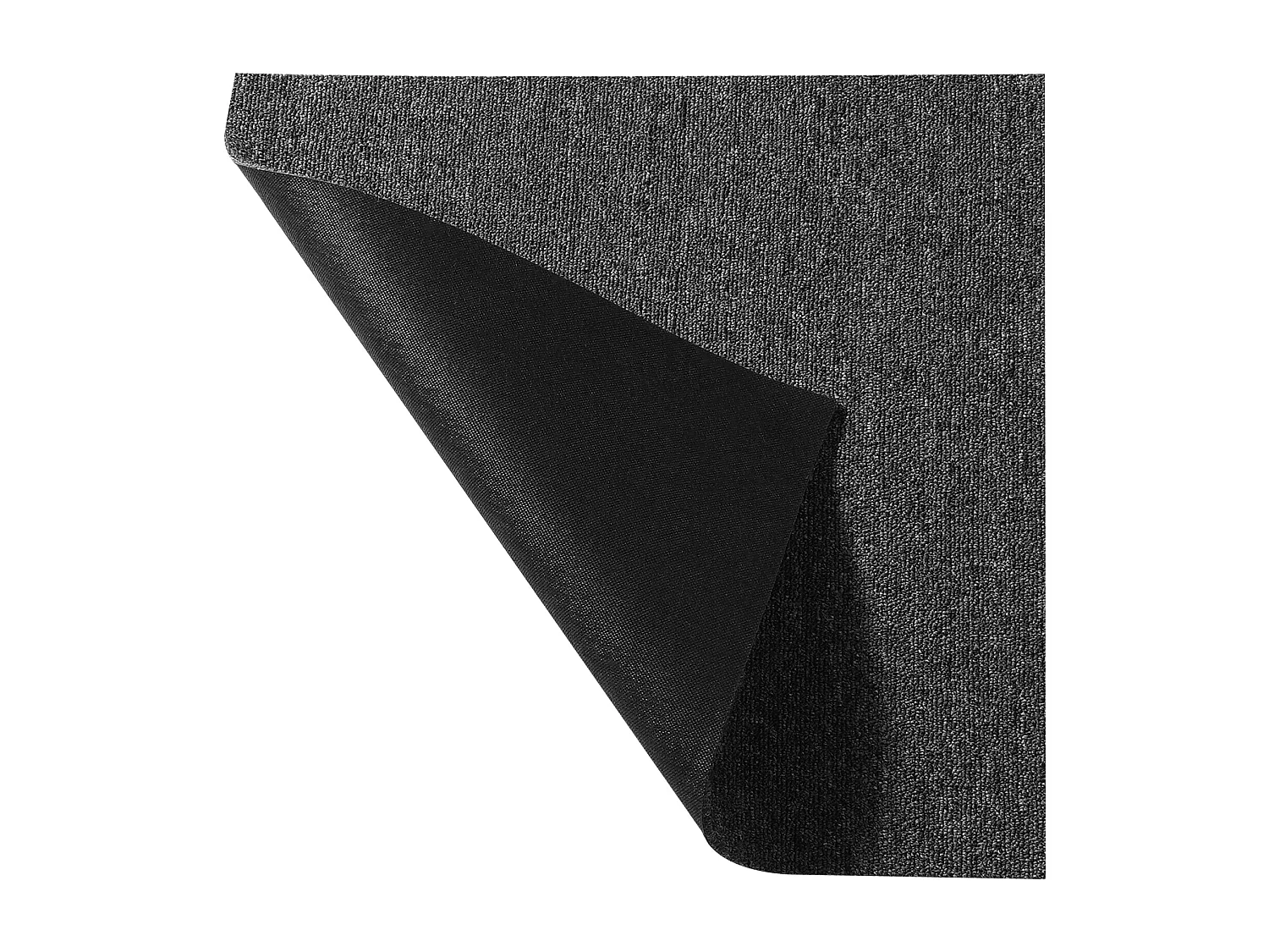 Tapis SucceBuy Dalles de Moquette Réutilisables 20 Pièces 50.8CMx50.8CM Carrés avec Rembourrage Attaché DIY - Gris Foncé