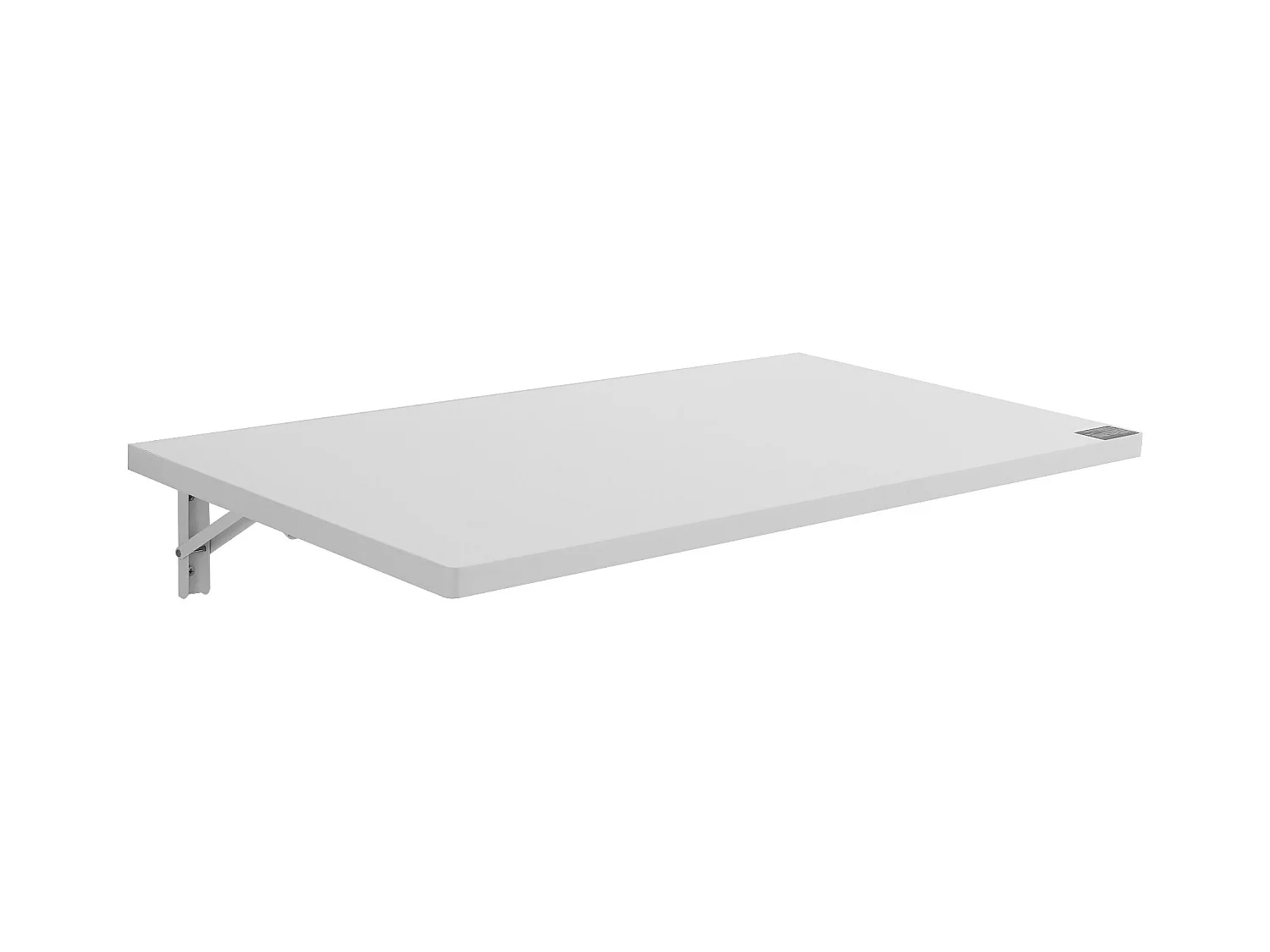 Table pliante murale SucceBuy 90cm x 50cm, Bureau pour Ordinateur Portable, Bureau à Domicile, Blanc