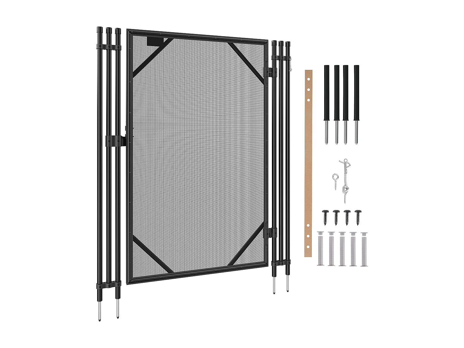 Barrière de Piscine SucceBuy 122 x 76.2cm Amovible pour la Sécurité des Enfants