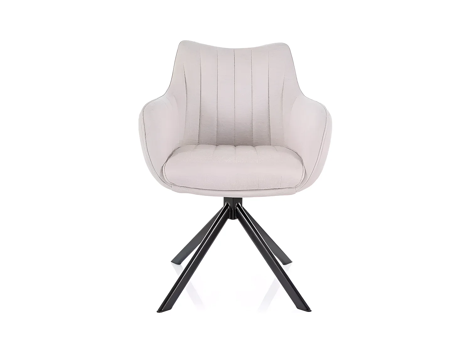 Stuhl Azalea/Stoffbezug-Gewebe/Rotation180-Grad/Beige