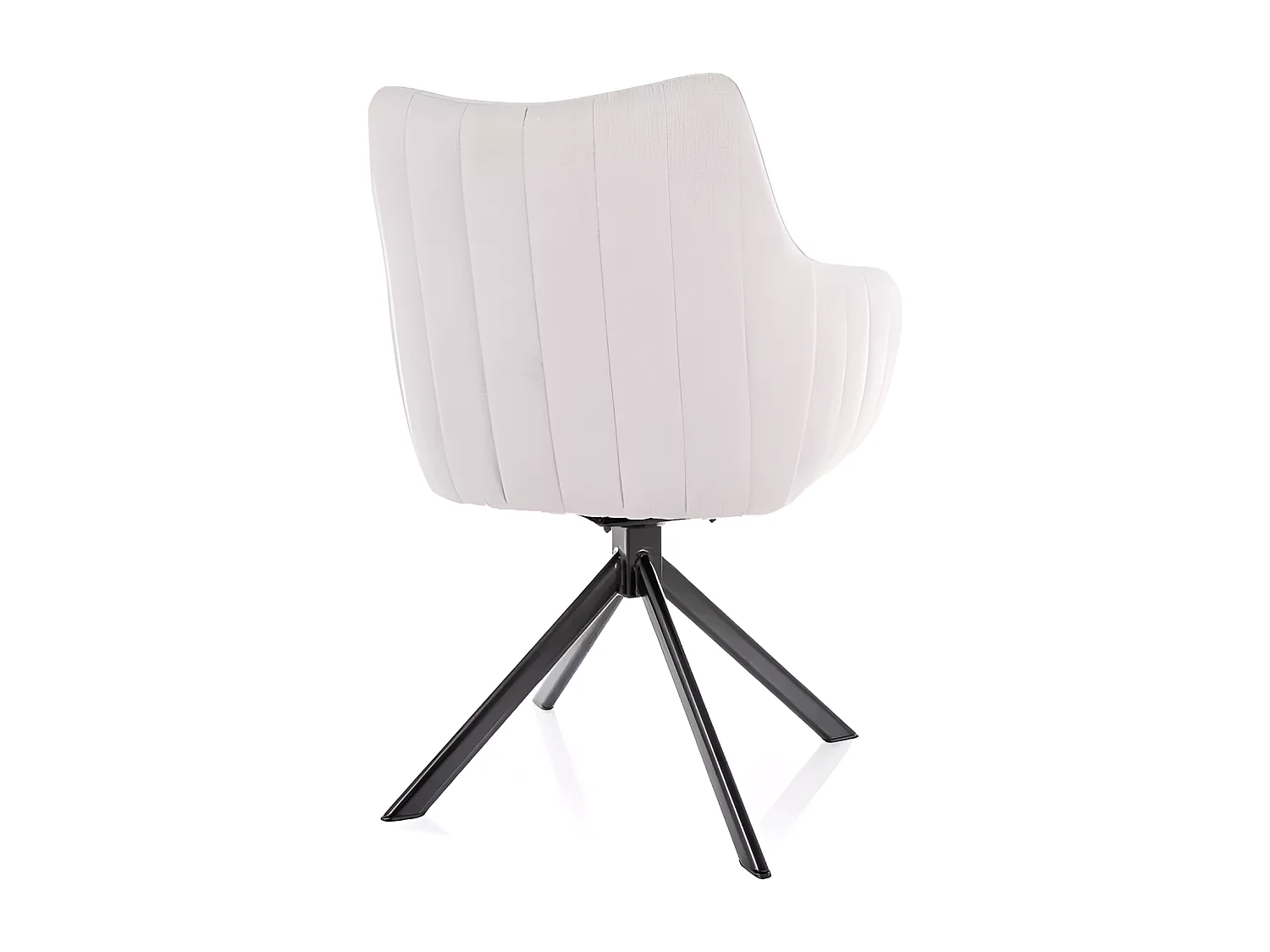 Sedia Azalea/Rivestimento in tessuto/Rotazione di 180 gradi/Beige