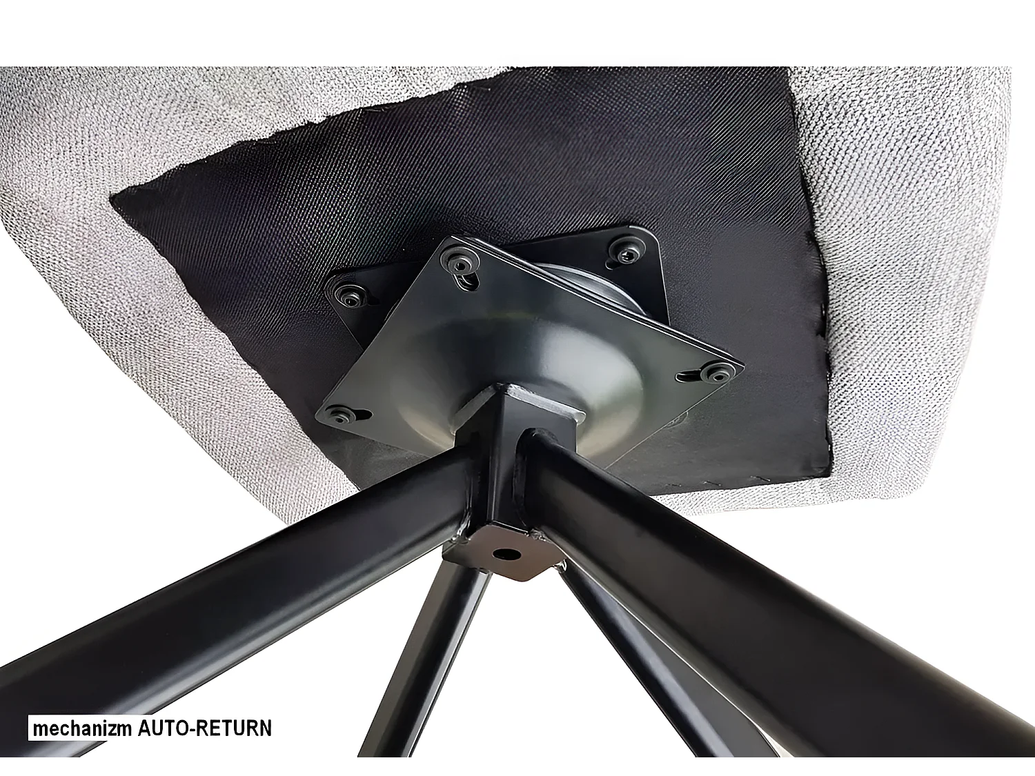 Sedia Azalea/Rivestimento in tessuto/Rotazione di 180 gradi/Beige