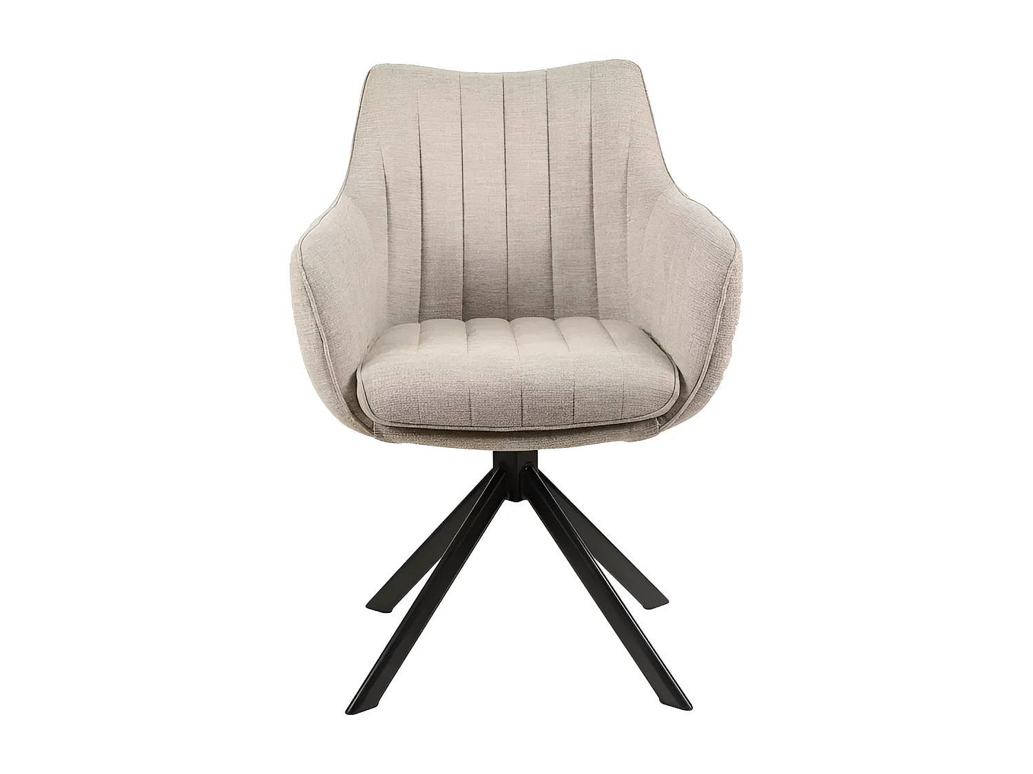 Chaise Azalea / Housse en tissu / Rotation à 180 degrés /Marron