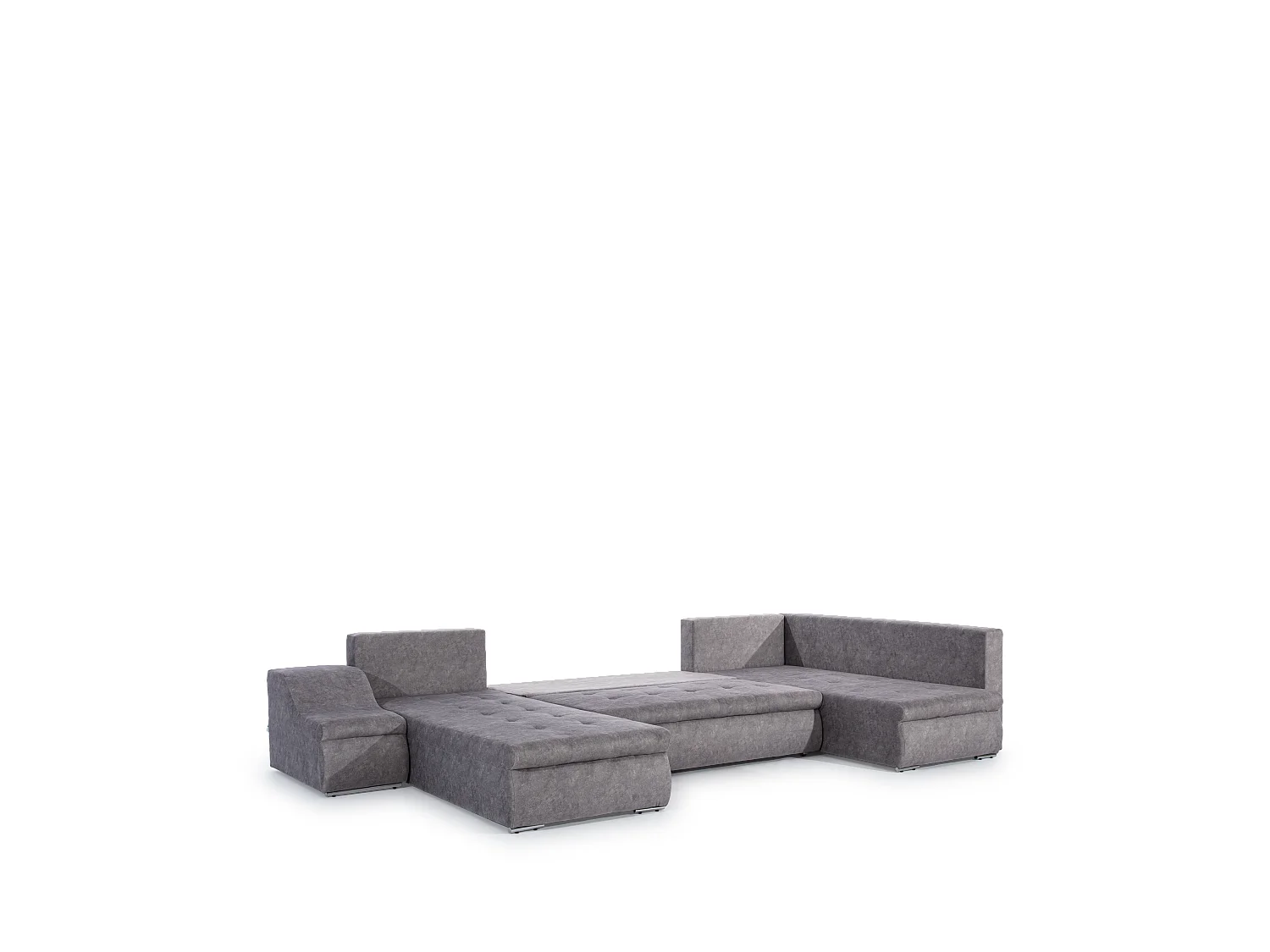 Ecksofa Marango UL/Stoffbezug/Grau