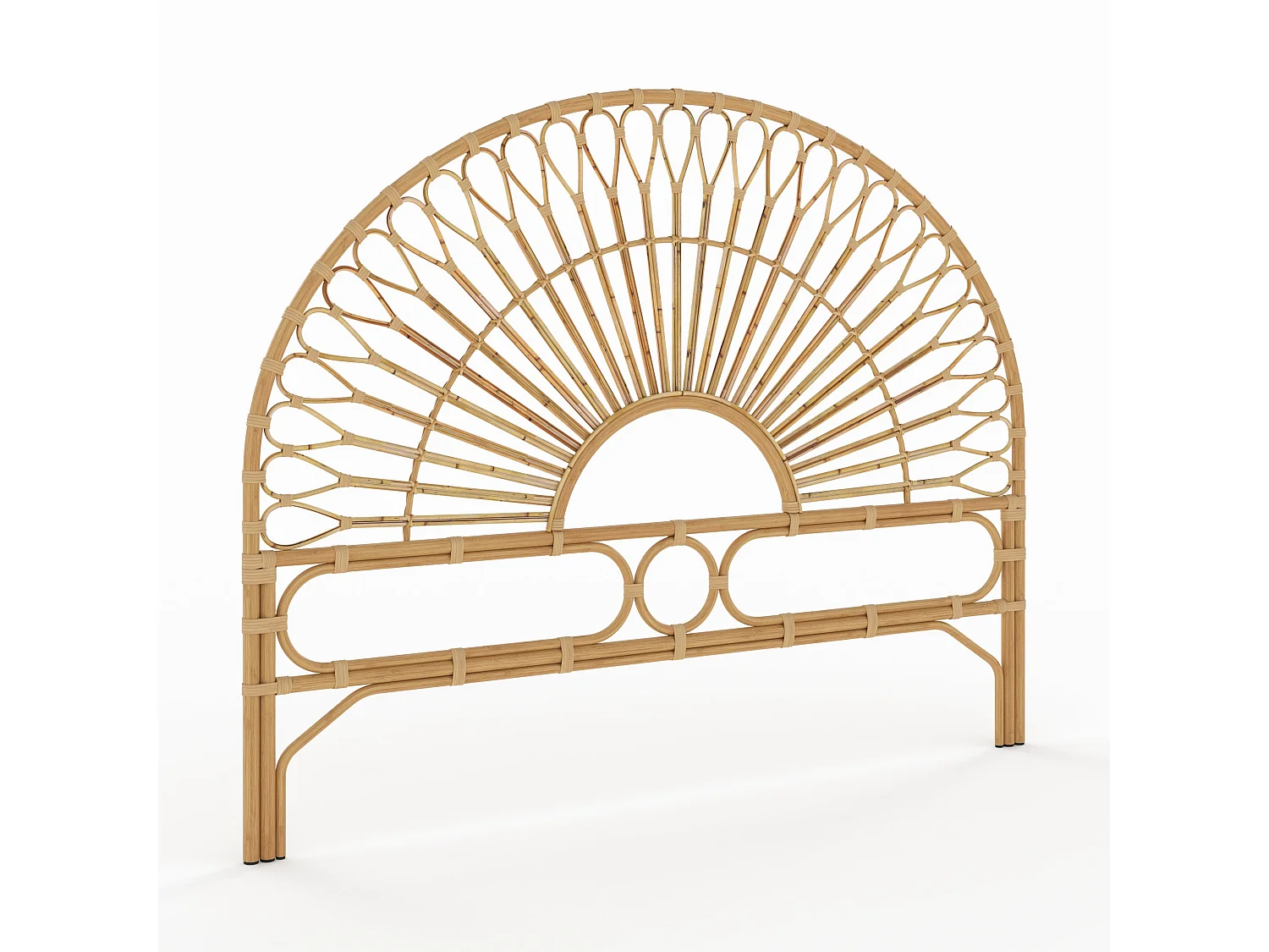 Tête de lit 180 cm en rotin naturel - Bahia