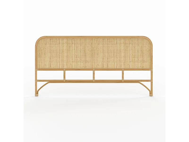 Tête de lit 180 cm en rotin naturel - Grace
