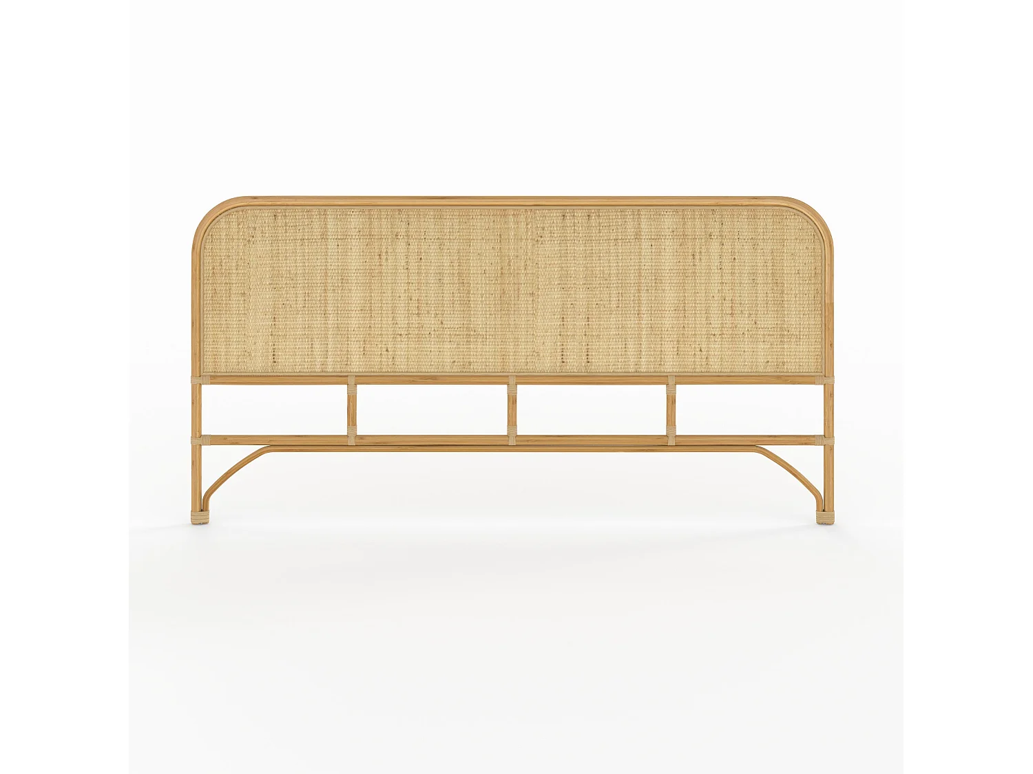 Tête de lit 180 cm en rotin naturel - Grace