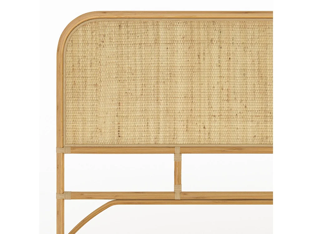 Tête de lit 180 cm en rotin naturel - Grace