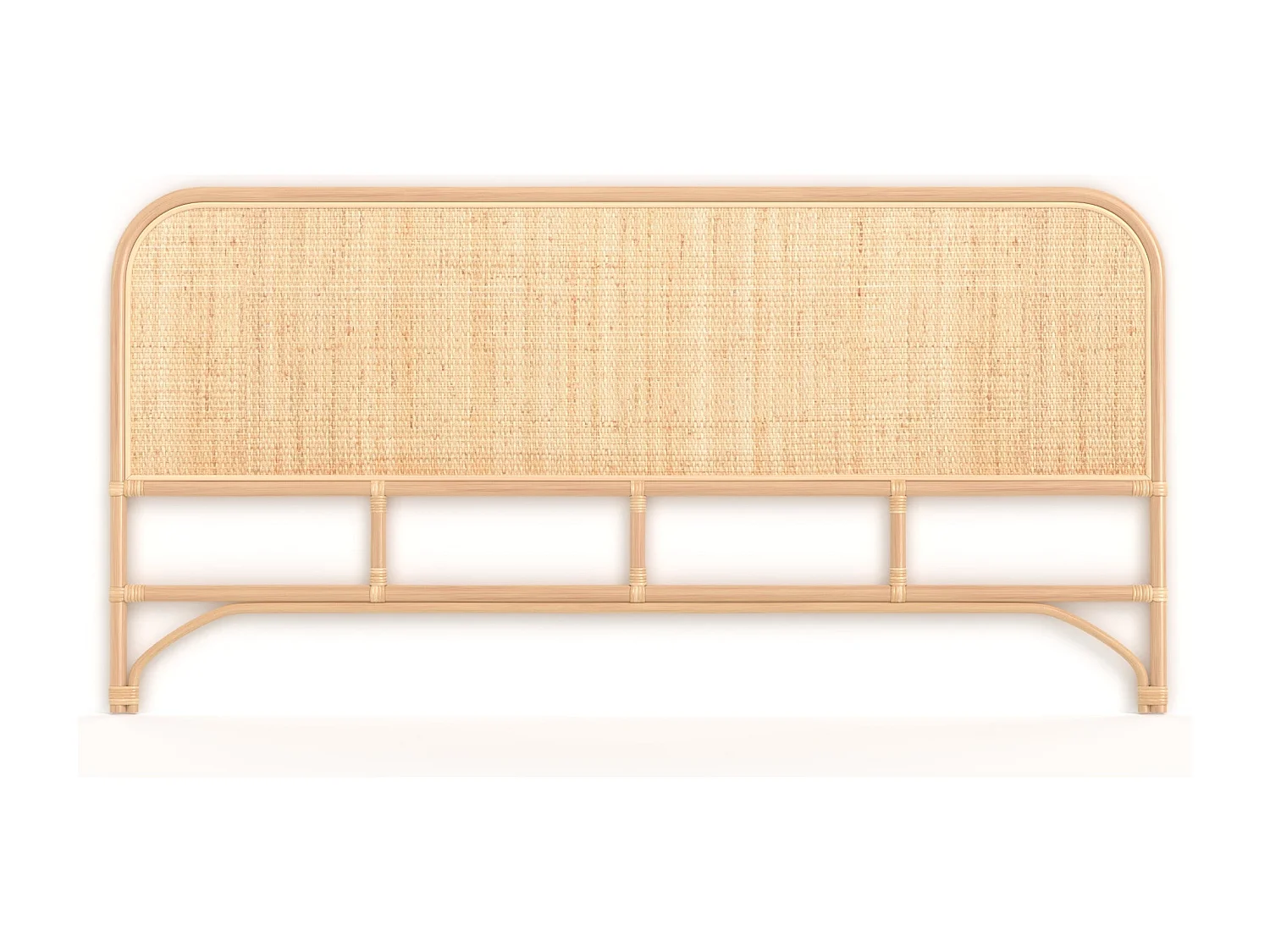 Cabezal de 180 cm en ratán natural - Grace