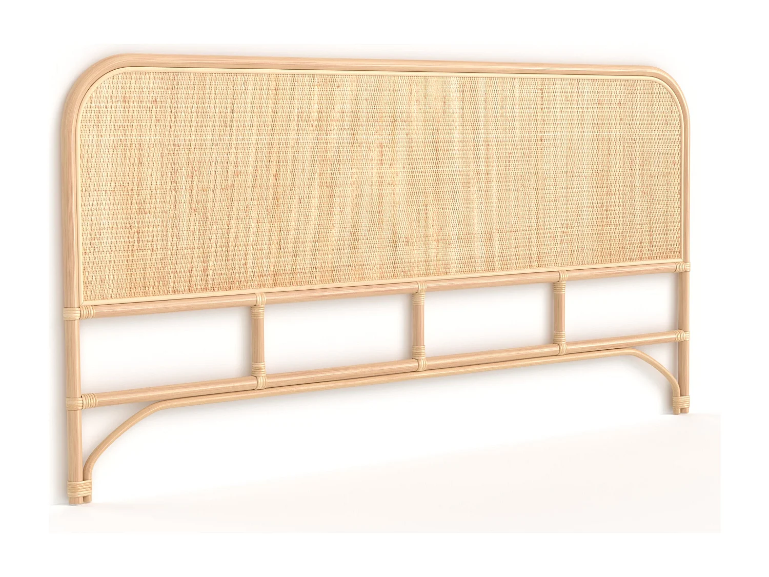Cabezal de 180 cm en ratán natural - Grace