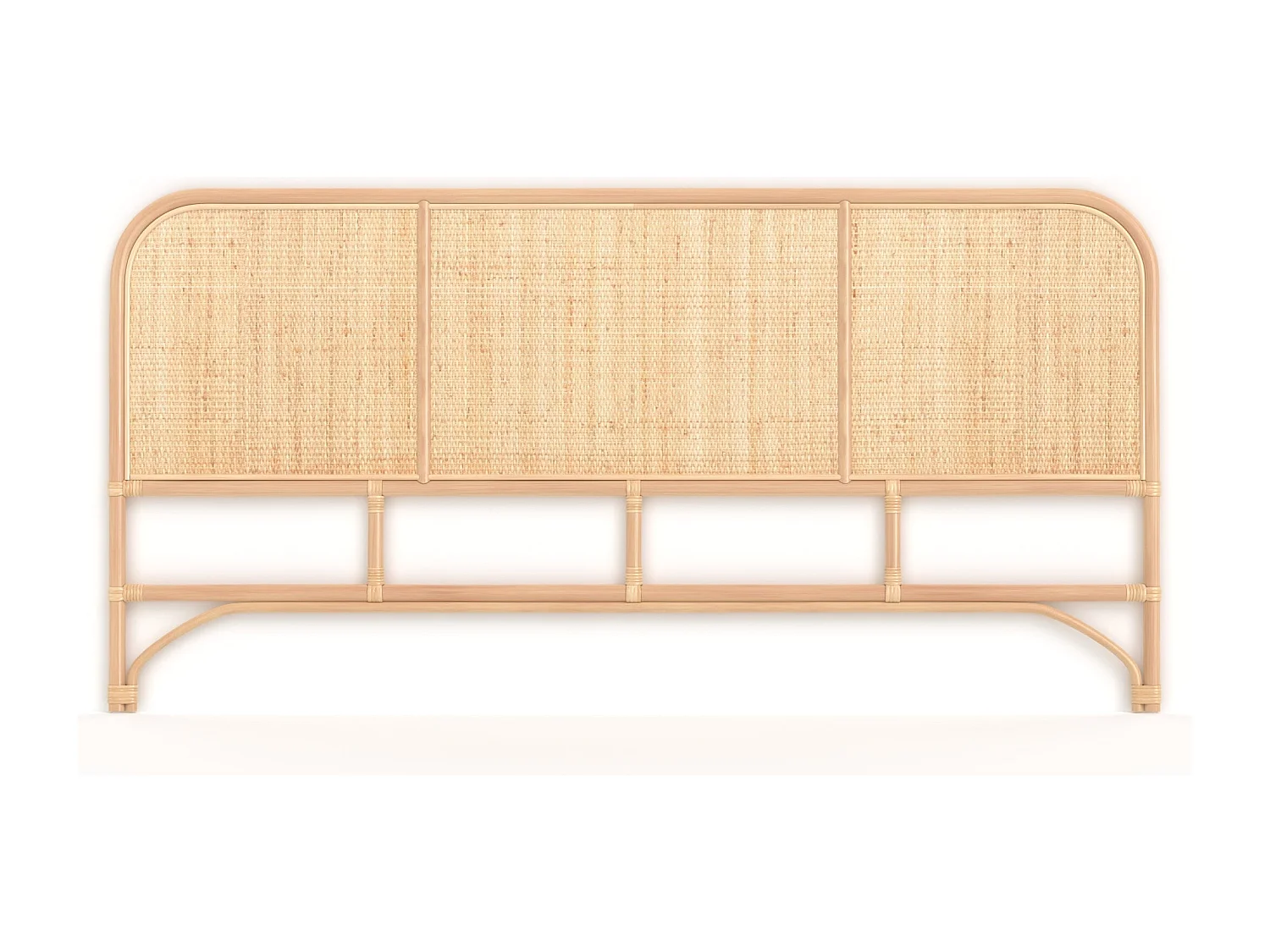Cabezal de 180 cm en ratán natural - Grace